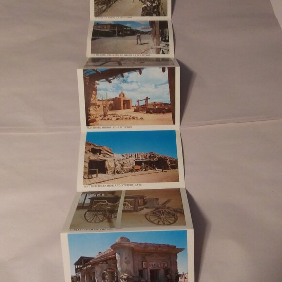 Old Tucson Arizona Souvenir Folder postcards with flaws - Picture 3 of 16